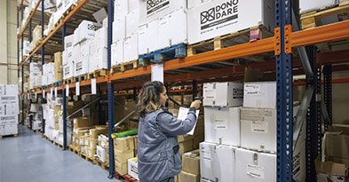 Almacenaje y transporte productos promocionales